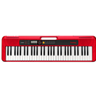 Casio CT-S200RD 61 Piano-style Keys, Red